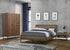Houston 1 Drawer Bedside Walnut